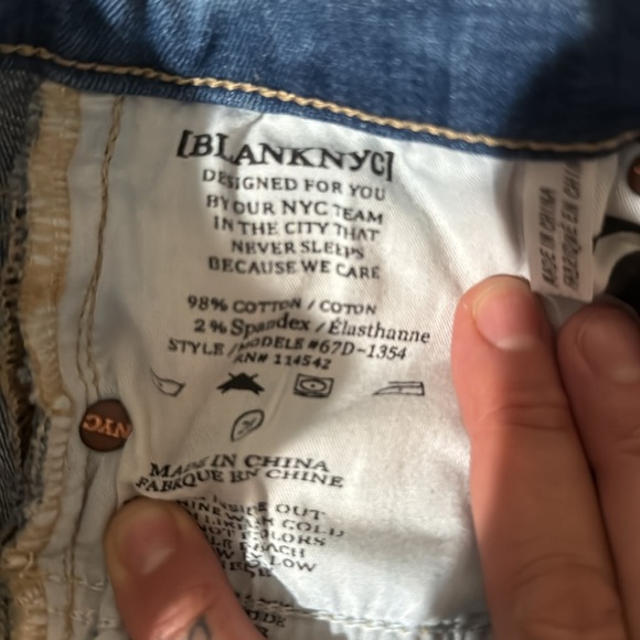 Blank NYC bootcut jeans 28 long - Picture 9 of 9